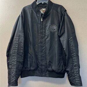 Harley-Davidson Black Bomber Motorcycle Jacket